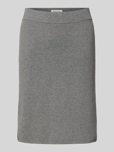 Christian Berg Woman Regular fit rok in gebreide look Zilver gemêleerd - 2