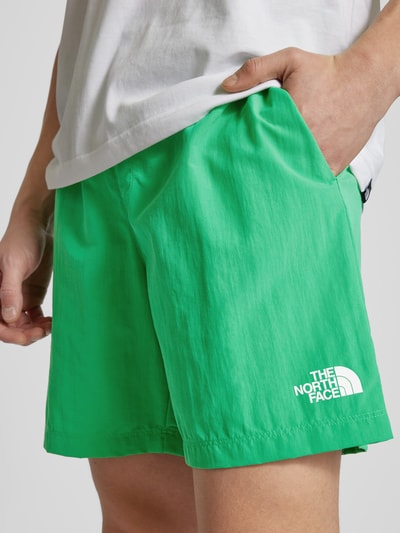 The North Face Korte broek met labelprint, model 'WATER' Groen - 3