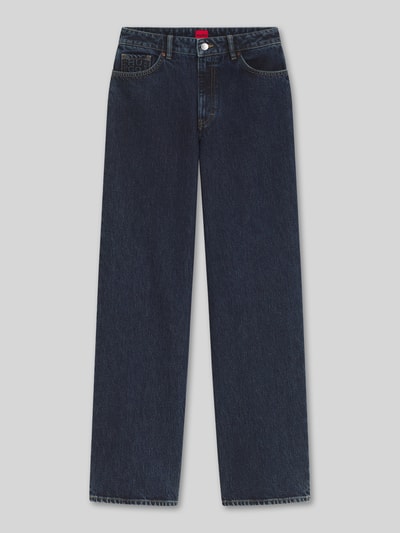 HUGO Wide & Loose Fit Jeans aus reiner Baumwolle Modell '937_14' Dunkelblau 2