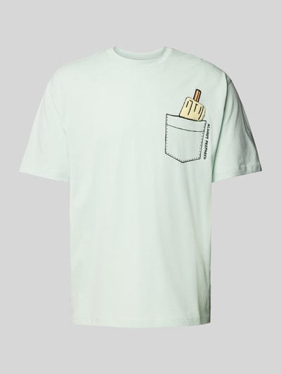 MCNEAL T-Shirt mit Motiv-Print Helltuerkis 2