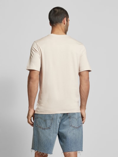 Jack & Jones T-shirt z detalem z logo model ‘ORGANIC’ Złamany biały 5