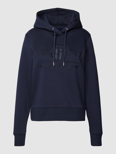 Gant Hoodie met capuchon Marineblauw - 2