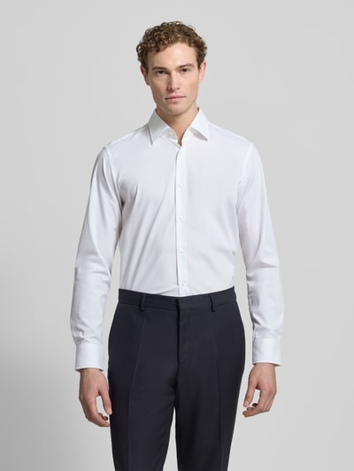 BOSS Regular Fit Businesshemd mit extra langem Arm Weiss 4