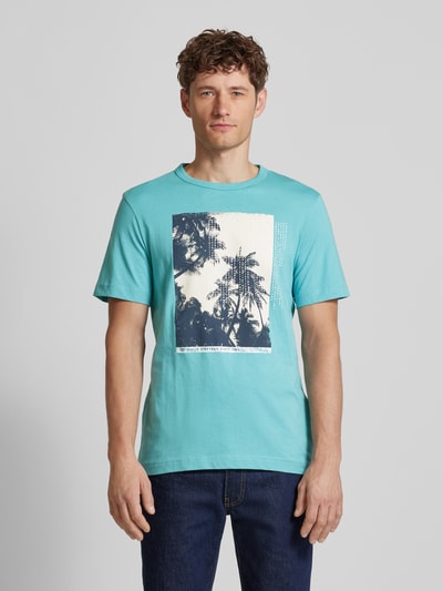Tom Tailor T-Shirt mit Motiv-Print Lagune 4
