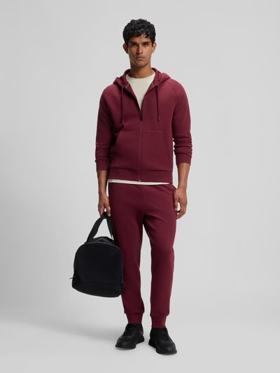 BOSS Green Sweathose mit Kordelzug Bordeaux 1
