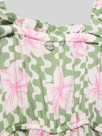 Roxy Jumpsuit aus Viskose mit breiten Trägern Modell 'PLAYA BABY' Lind 2