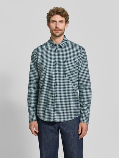 LERROS koszula casualowa o kroju regular fit z kołnierzykiem typu button down Jasnoturkusowy 4
