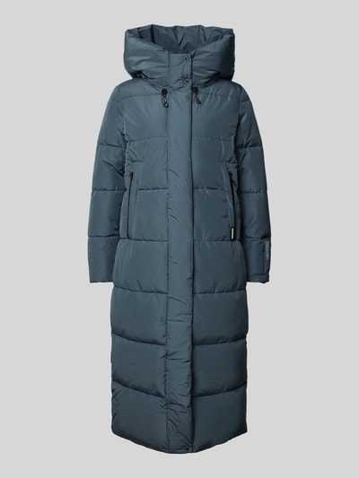 khujo Płaszcz pikowany ze stójką model ‘Soulani’ Petrol 2