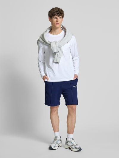 Jack & Jones Sweatshorts mit Label-Detail Modell 'KANE' Marine 1