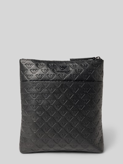 Emporio Armani Umhängetasche mit Label-Applikation Black 2