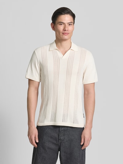 ARMEDANGELS Relaxed Fit Poloshirt aus reiner Baumwolle Offwhite 4