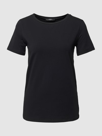 Weekend Max Mara T-Shirt mit Rundhalsausschnitt Modell 'MULTIB' in weiß Black 2