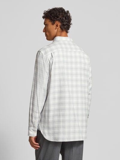 Christian Berg Men Koszula casualowa o kroju regular fit z kołnierzykiem typu button down Jasnoszary 5