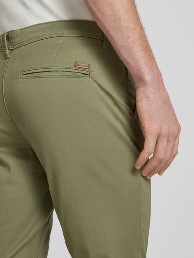 Jack & Jones Baggy Fit Jeans im 5-Pocket-Design Modell 'MARCO BOWIE' Oliv 3