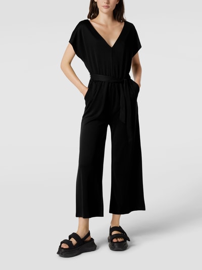 Jake*s Casual Jumpsuit met tailleband, model 'CuproJump' Zwart - 1