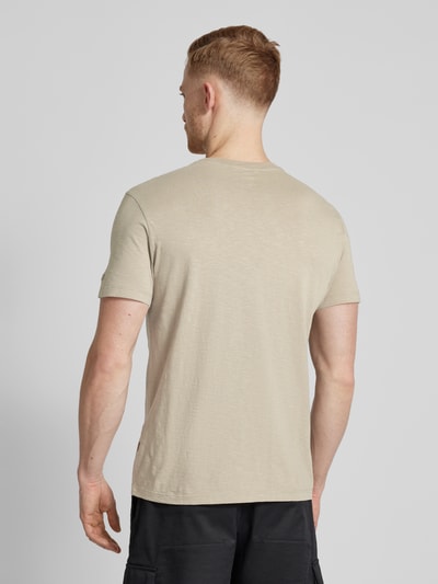 camel active T-Shirt mit Label-Print Khaki 5