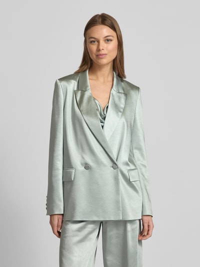 Jake*s Cocktail Blazer mit Knopfverschluss Lind Melange 4