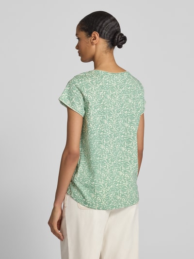 Tom Tailor T-shirt o kroju regular fit z czystej bawełny Miętowy 5