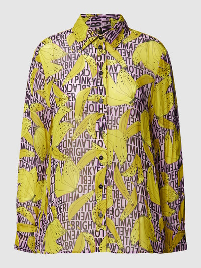 Marc Cain Overhemdblouse met all-over print Lila - 2