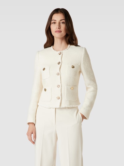 Mango Blazer mit Rundhalsausschnitt Modell 'WINTOUR' Offwhite 4