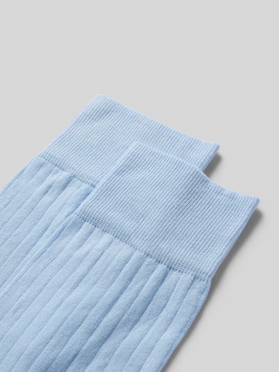 Christian Berg Men Socken mit Label-Print im 2er-Pack Hellblau 2