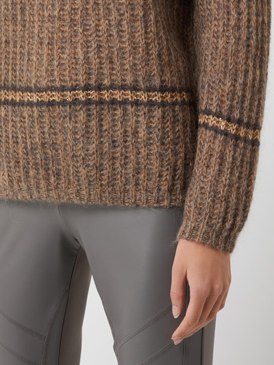 Luisa Cerano Pullover van een mohairmix  Beige - 3