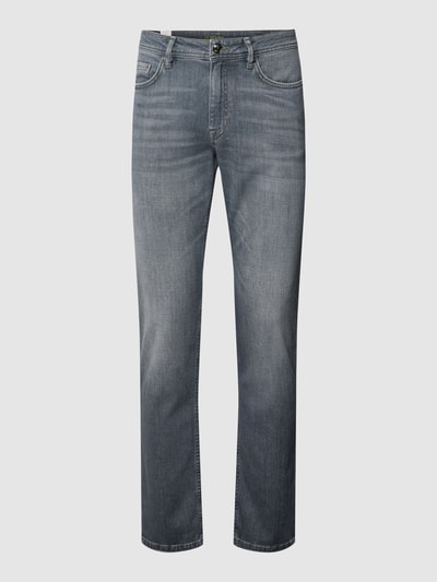 JOOP! Collection Modern Fit Jeans mit Label-Patch aus Leder Hellgrau 2