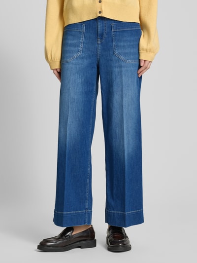 Raffaello Rossi Wide Leg Jeans in verkürzter Passform Modell 'MIRU' Blau 4