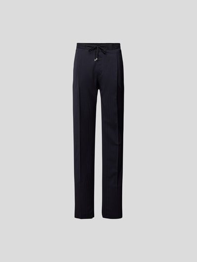 Lardini Hose mit Streifenmuster Dunkelblau 2