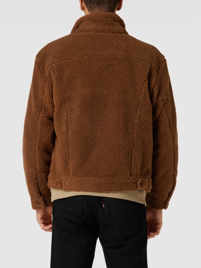 Levi's® Hemdjacke aus Teddyfell Cognac 5