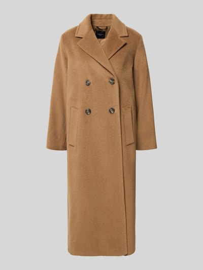 Weekend Max Mara Relaxed fit lange jas van een mix van wol en alpaca, model 'ZUFOLO' Camel - 2