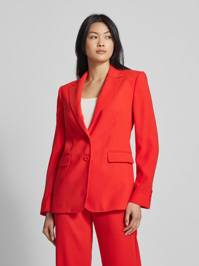 Mango Blazer mit Knopfverschluss Modell 'IGUANA' Rot 4