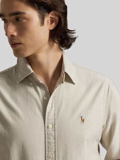 Polo Ralph Lauren Koszula casual o kroju relaxed fit z czystej bawełny Beżowy 3