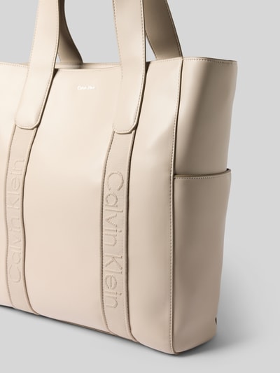 CK Calvin Klein Tote bag in leerlook Beige - 3