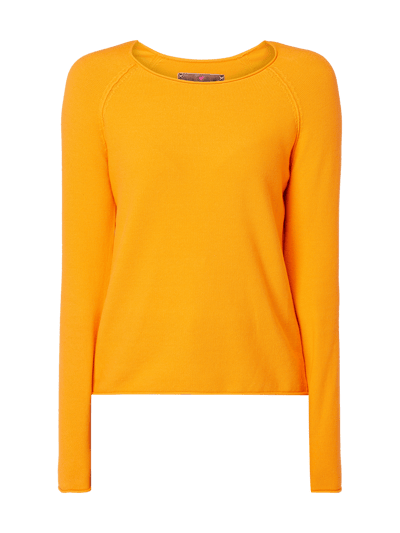 Lieblingsstück Pullover met gestructureerd breipatroon  Oranje - 2