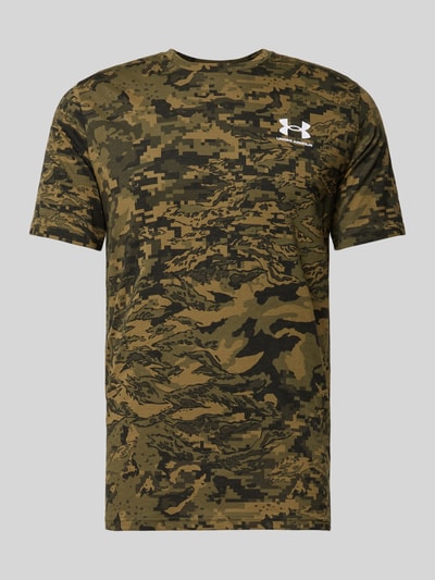 Under Armour T-Shirt mit Label-Print Black 1