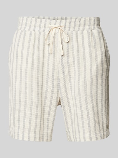 WOODBIRD Loose Fit Shorts mit Label-Detail Modell 'Bommy' Offwhite 2