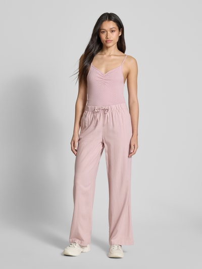 Only Top na ramiączkach o kroju slim fit z czystej bawełny model ‘CARLOTTA’ Mocnoróżowy 1