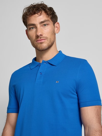 Christian Berg Men Poloshirt mit Label-Stitching Royal 3