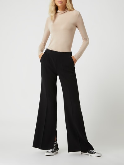 Mango Palazzohose mit Bügelfalten Modell 'Eugenia'  Black 1