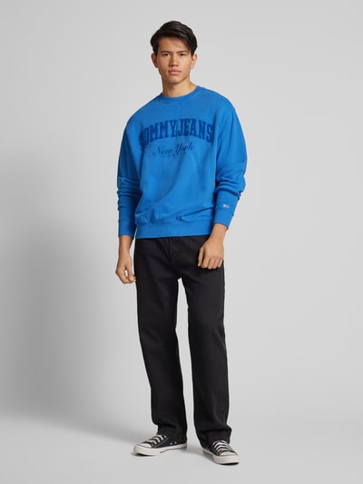 Tommy Jeans Sweatshirt mit Label-Details Royal 1