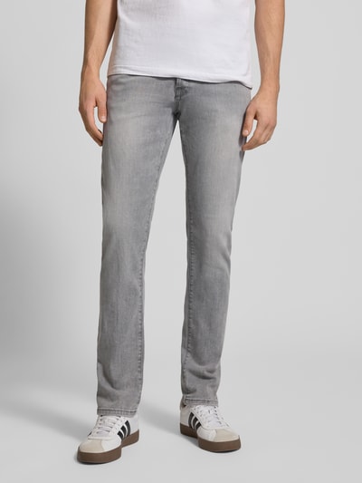JACK & JONES Slim Fit Jeans im Used-Look Modell 'GLENN' Jeansblau 4