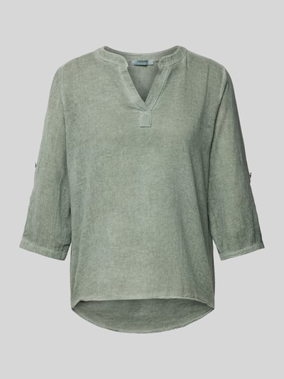 ZABAIONE Bluse mit 3/4-Arm Modell 'Do44nna' Khaki 2