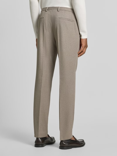 HUGO Super Slim Fit Anzughose mit Viskose-Anteil Modell 'Hesten263X-H' Beige 5