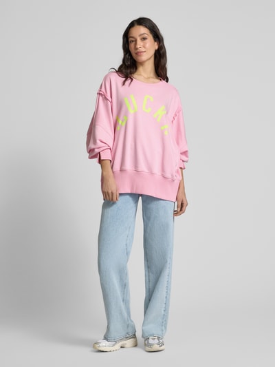 miss goodlife Sweatshirt mit Statement-Print Rosa 1