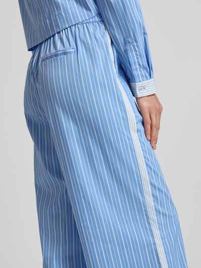 GUIDO MARIA KRETSCHMER WOMAN Wide Leg Pants mit Bindegürtel Modell 'Dana' Hellblau 3