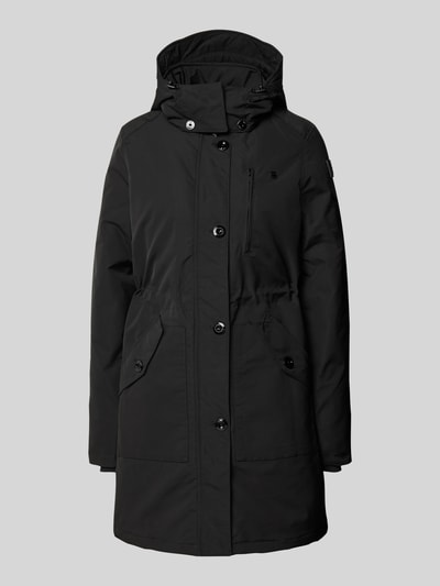 G-Star Raw Parka mit Knopfleiste Modell 'Vodan' Black 1