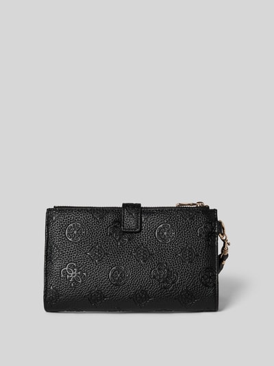 Guess Portfel z detalem z logo model ‘CRESIDIA’ Czarny 2