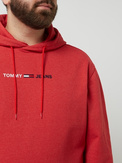 Tommy Jeans Plus PLUS SIZE Hoodie aus Baumwollmischung Rot 3