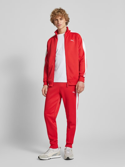 PUMA PERFORMANCE Sweatpants mit Label-Print Rot 1